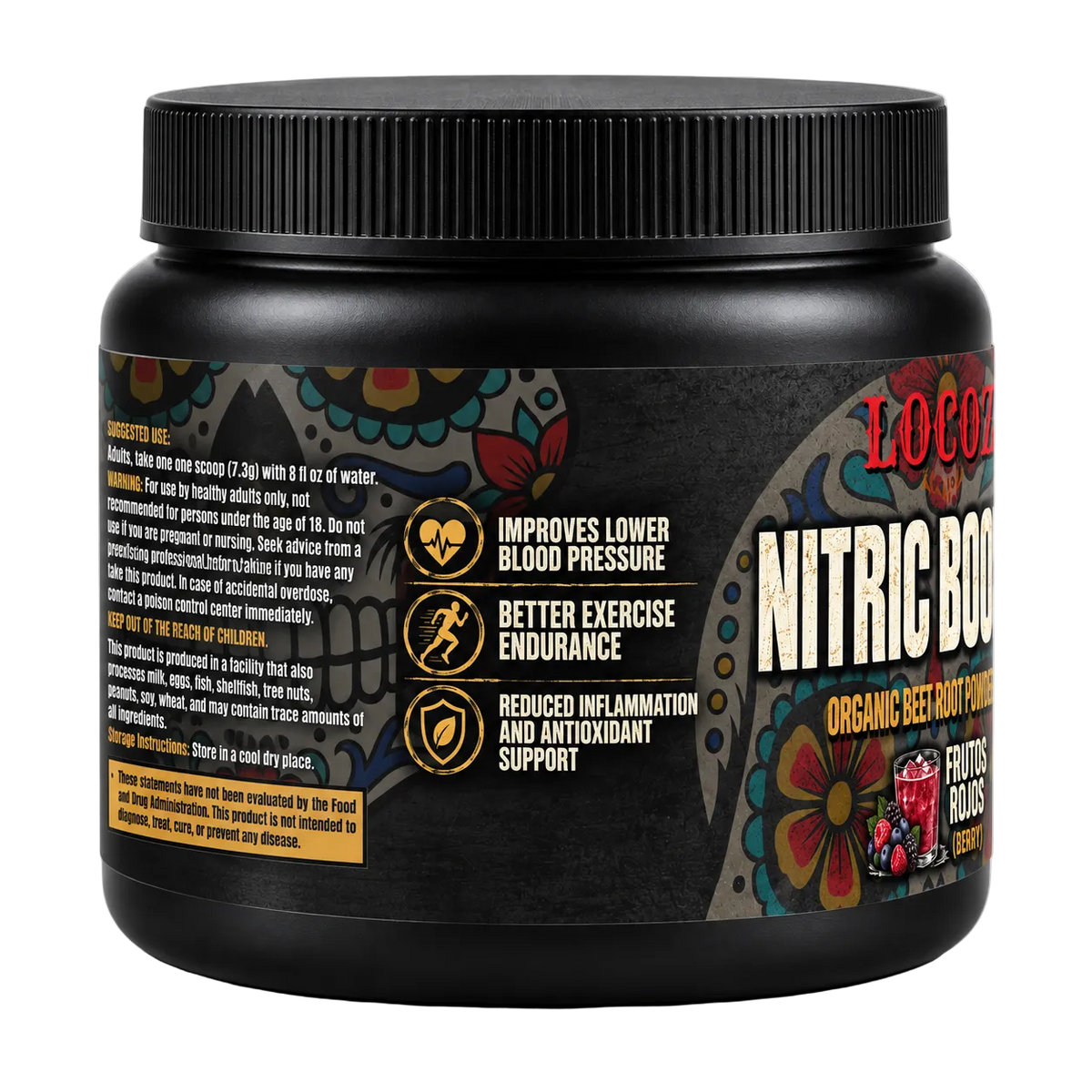 LOCOZ Nitric Boost – Organic Beet Root Powder